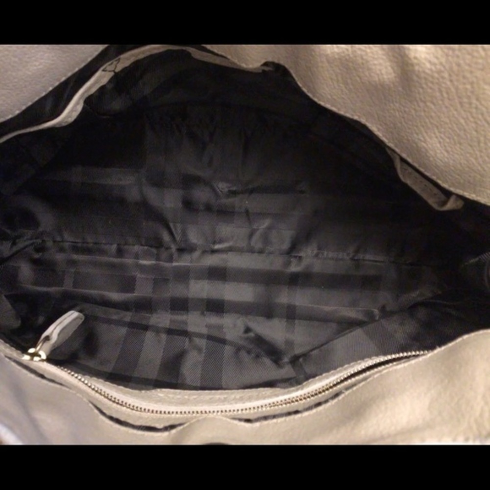 Burberry Saffiano stone leather satchel - Picture 5 of 16